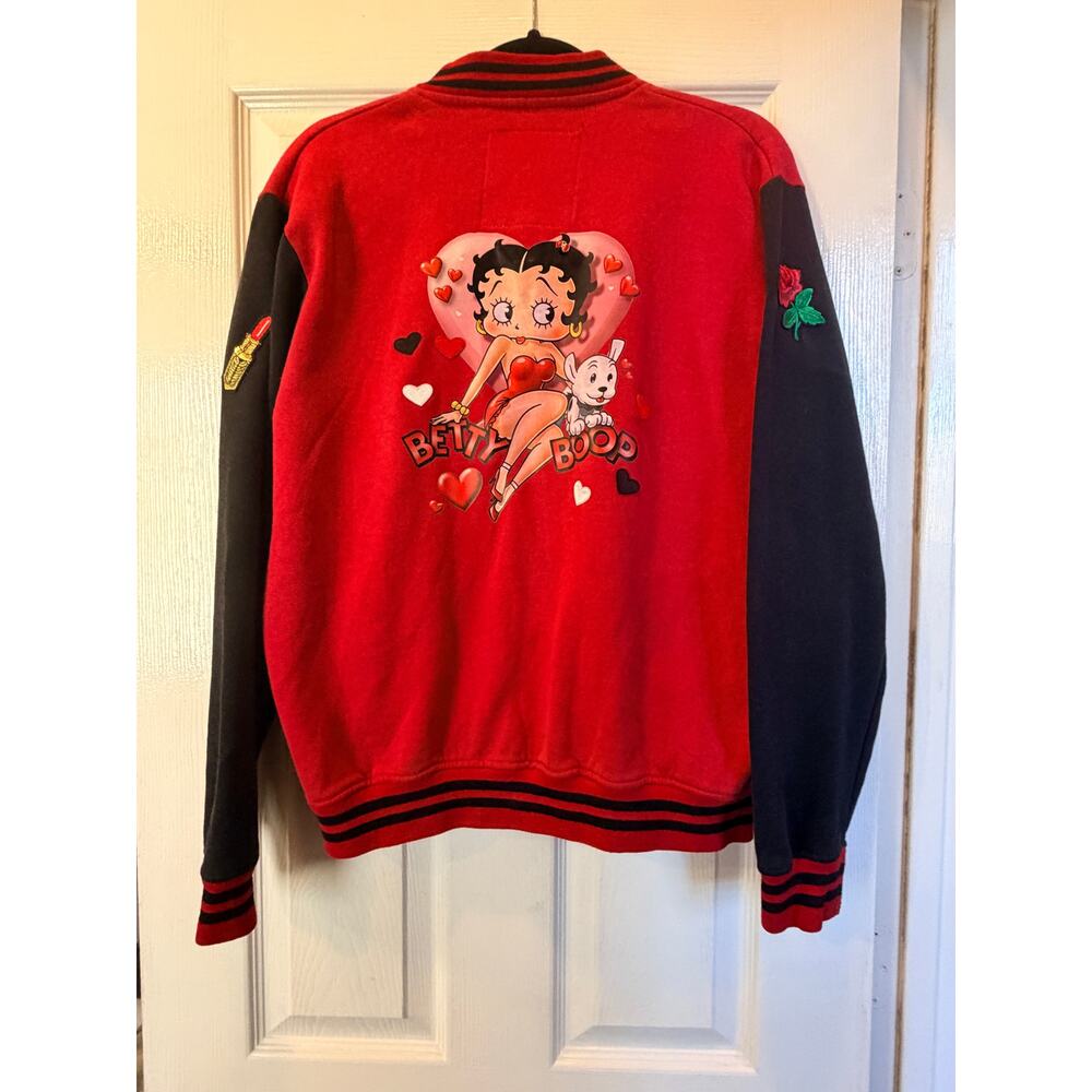 Custom Design Betty Boop Jersey Jacket Womens Wet Bandits OOAK 1/1 Rare